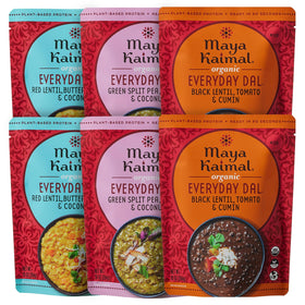 Maya Kaimal Red Lentil Dal pouch ready in minutes for quick meals