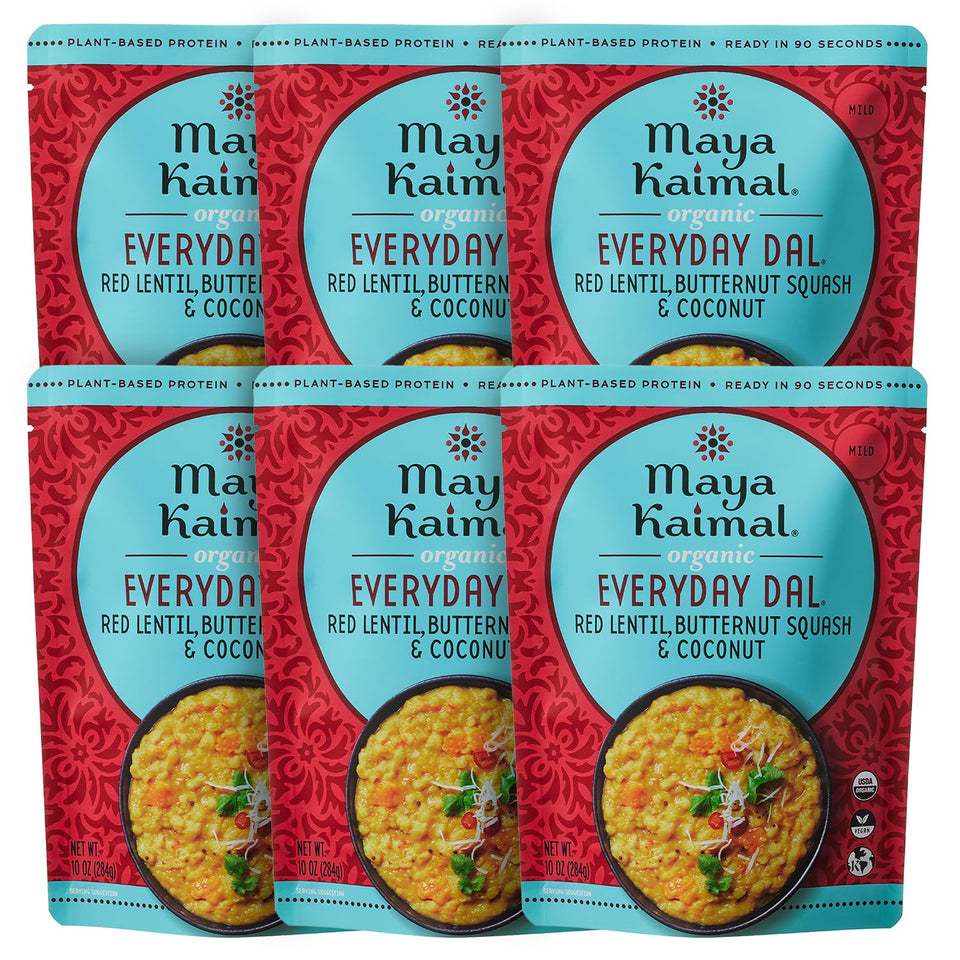 Maya Kaimal red lentil dal ready to eat bowl for a quick meal