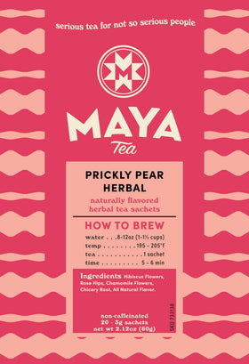 Maya Tea biodegradable tea bags, eco-friendly packaging supporting responsible brewing.