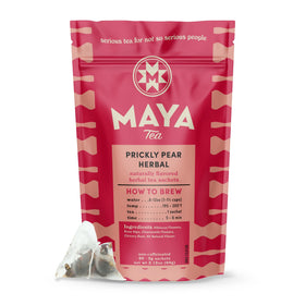 Maya Tea prickly pear sachet, ideal for a light, caffeine-free brew.