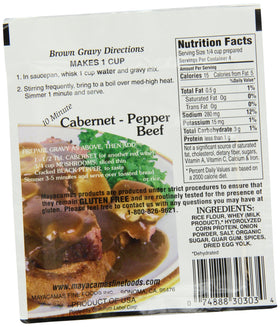 Mayacamas Brown Gravy Mix ready-to-prepare gluten-free vegetarian gravy in minutes