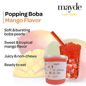Mayde bubble tea pearls with fruity filling elevate drinks and spark homemade mixology.