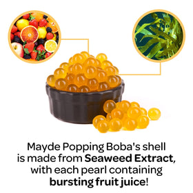 Mayde diy drinks popping boba pearls inspire tasty experiments at home.