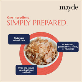 Mayde 16 oz katsuobushi pack for pantry-ready Japanese cooking.