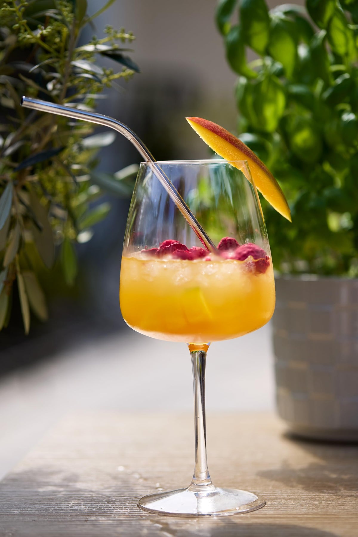 Mayer Mango Syrup for baking glaze, elevating tropical desserts.