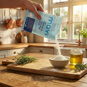 Mayi Tuz salt for canning and pickling adds reliable mineral flavor.