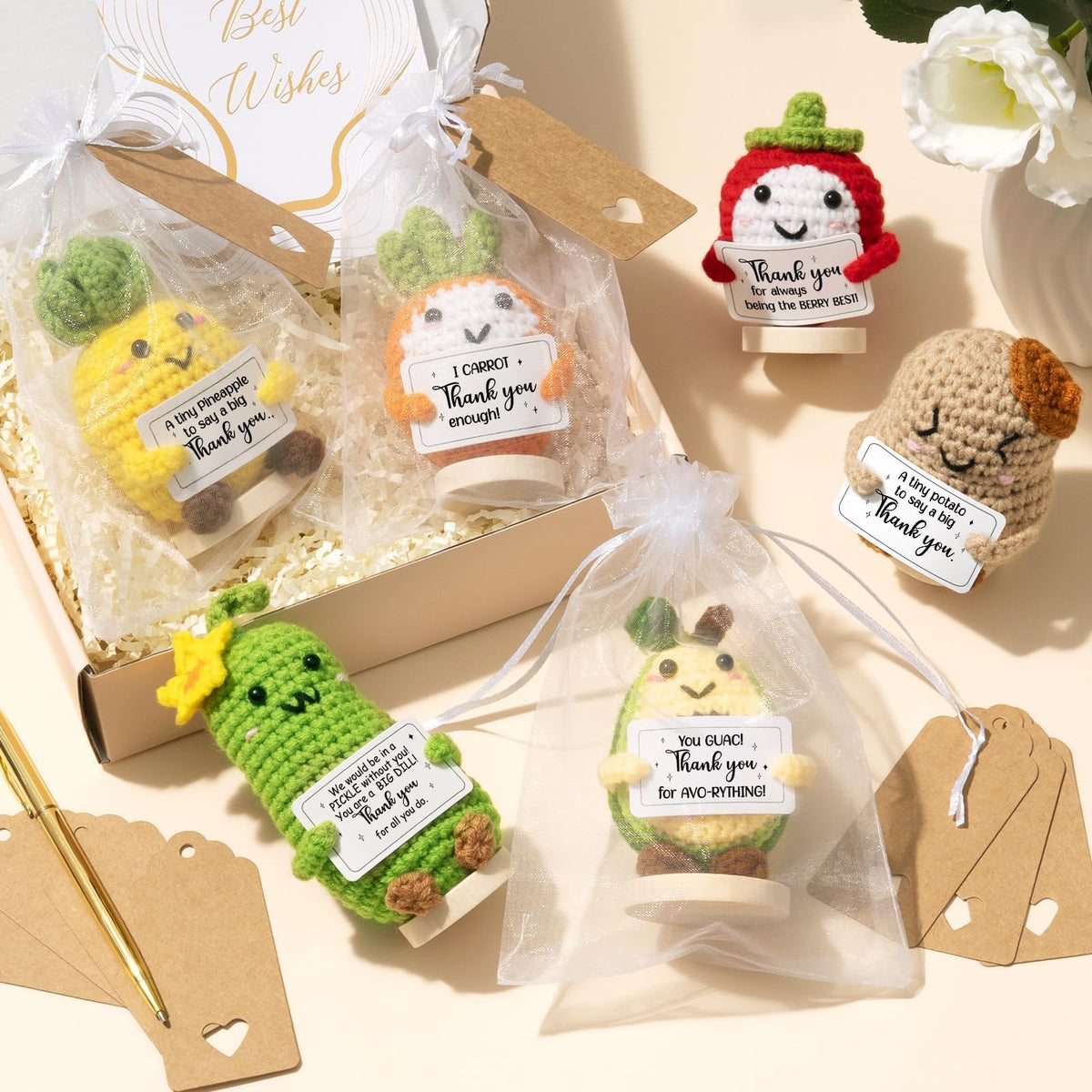 MAYICIVO potato plush adding whimsy to shelves or offices