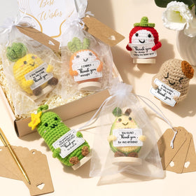 MAYICIVO potato plush adding whimsy to shelves or offices