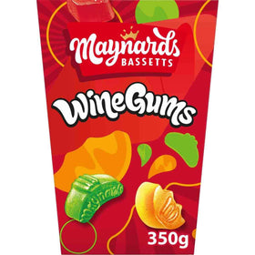 Maynards Bassetts wine gums packaging and design highlight brand identity and gifting appeal.