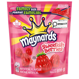Maynards Swedish Berries family-size bag for sharing at gatherings.