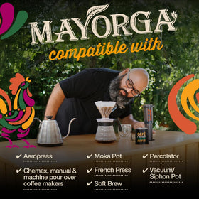Mayorga Buenos Dias 2lb bag ideal for home grinding and daily brew