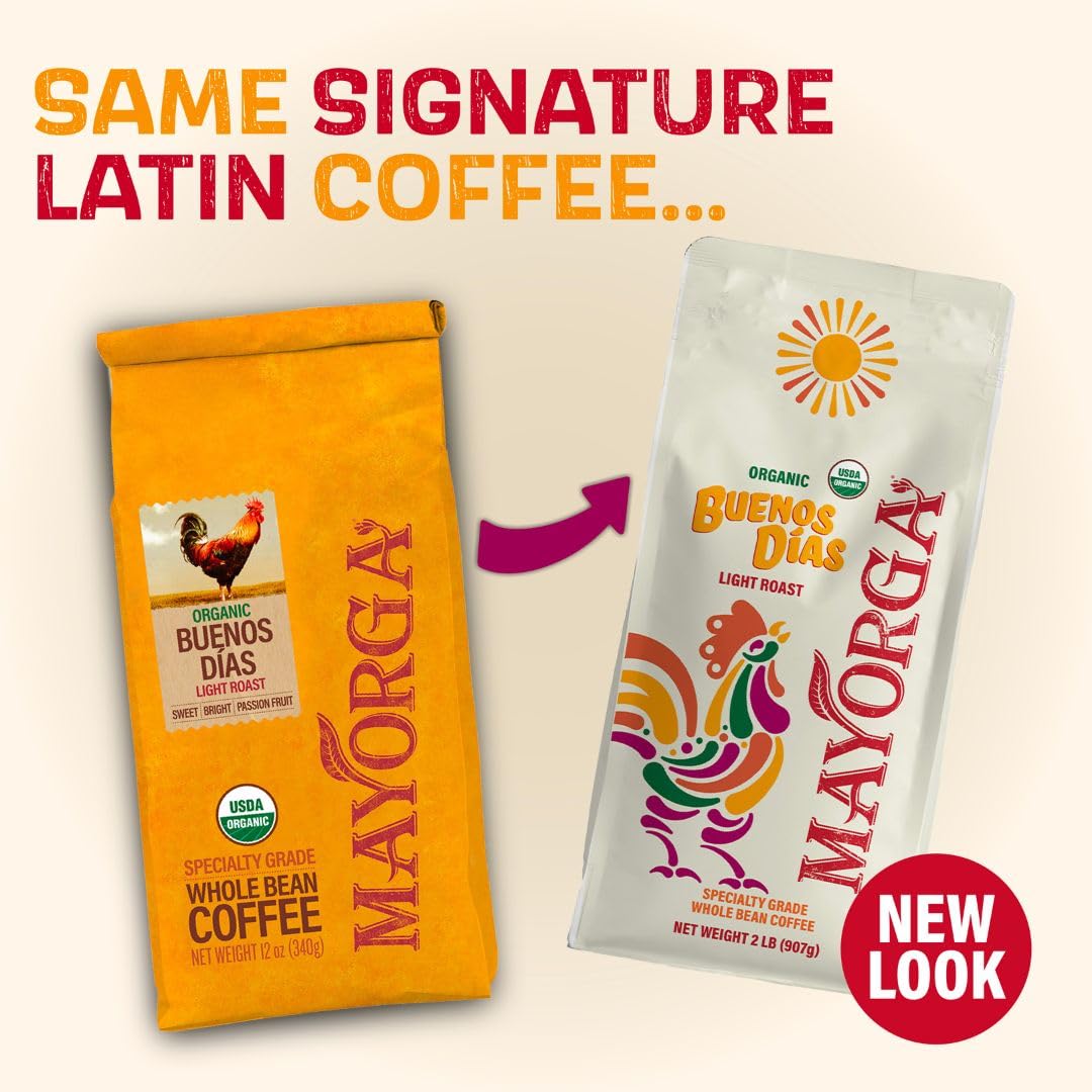 Mayorga Buenos Dias 100% Arabica beans for premium, smooth cup