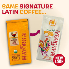 Mayorga Buenos Dias 100% Arabica beans for premium, smooth cup