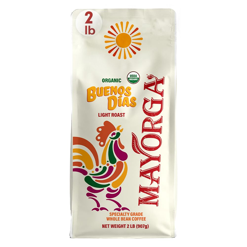 Mayorga Buenos Dias light roast beans for a bright morning brew
