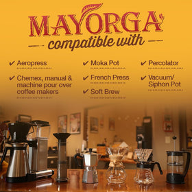 A bold, smooth cup with balanced acidity suited for espresso or drip.