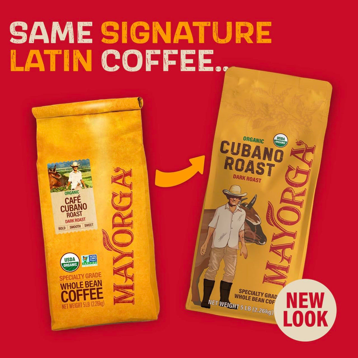 Mayorga Cubano Roast organic, non GMO, kosher certified for clean taste