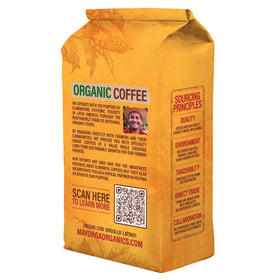 Mayorga Decaf Cubano roast beans close-up reveals rich aroma and texture