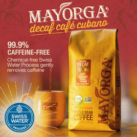 Mayorga Decaf Cubano roast brew setup for a smooth, low-acidity cup