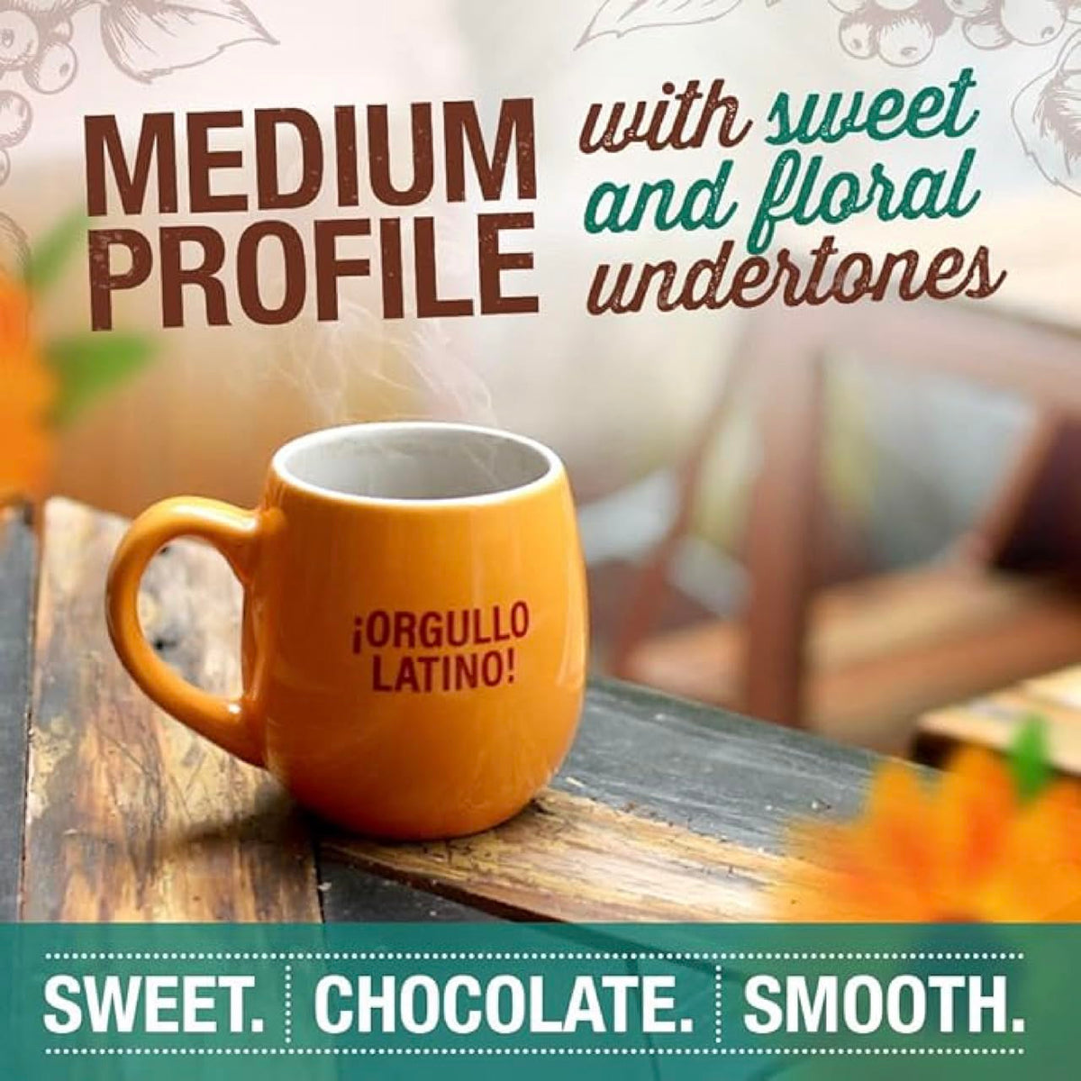 Serving setup shows versatile home brewing and consistent flavor with Mayorga Mayan Blend