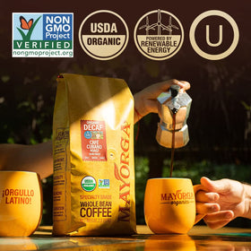 Mayorga Organic coffee emphasizes sustainability from farm to cup.