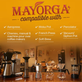 Mayorga Rockville facility pack shot shows fresh roasting and packaging