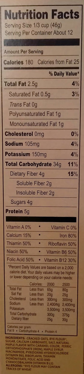 Box shows OU Kosher and Non-GMO Verified badge for quality