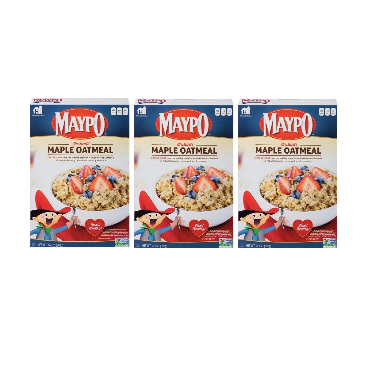 Maypo Maple Oatmeal serving bowl ready for fiber-rich mornings