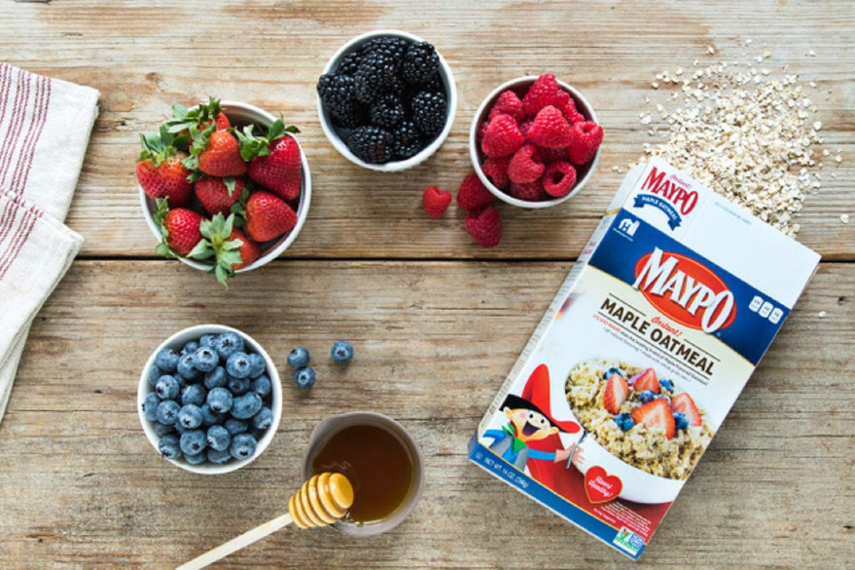 Maypo Oatmeal Instant Maple pack6 serving: convenient 6-pack for meal planning.