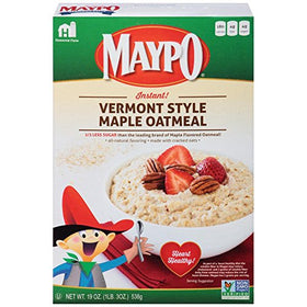 Maypo Vermont Style Maple Oatmeal two-box pack for quick wholesome mornings