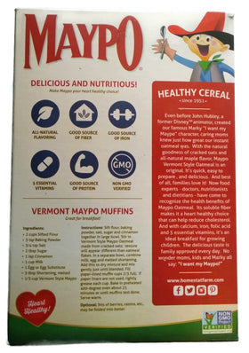 Steaming bowl of Maypo Vermont Style Maple Oatmeal ready to serve