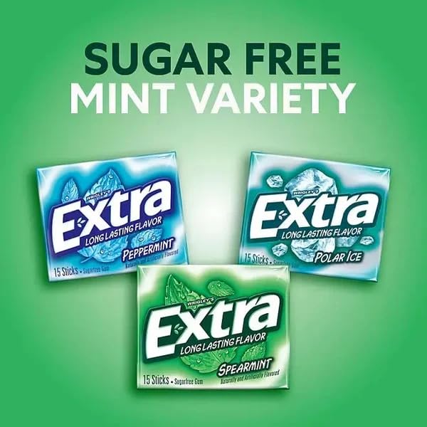 MayVUL spearmint gum sticks delivering bright flavor and sugar-free refreshment anywhere.