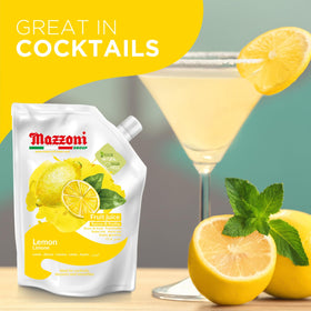 Mazzoni Lemon Juice enhances cocktails with bright, balanced acidity.