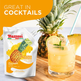 Mazzoni pineapple puree ideal for pineapple colada ideas.