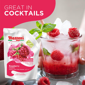 Mazzoni Raspberry Purée for Raspberry Cosmopolitan inspiration.