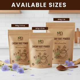 MB Herbals chicory powder ideas for hot drinks and flavor boosts.