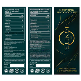 MBDH Ignite Mint Chocolate Squares gift-ready packaging for gifting