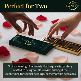 MBDH Ignite Mint Chocolate Squares mint center reveal for dessert pairing