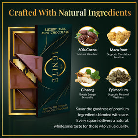 MBDH Ignite Mint Chocolate Squares sliced pieces ready for serving