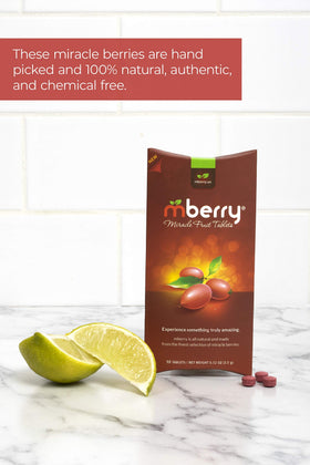 mberry tablets use natural ingredients with no fillers or sugars