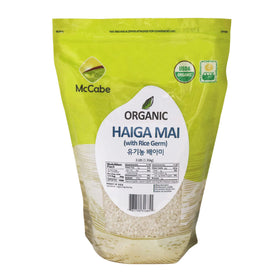 McCabe Haiga Mai Rice pack shot showing organic, fiber rich grains