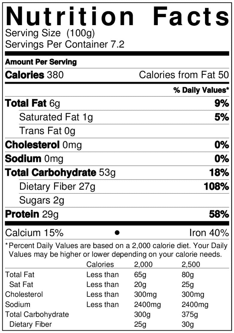 McCabe Organic Mixed Bean storage instructions for peak freshness