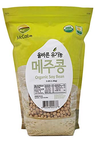 McCabe Organic Soybeans bag view shows premium quality and GMO-free assurance.