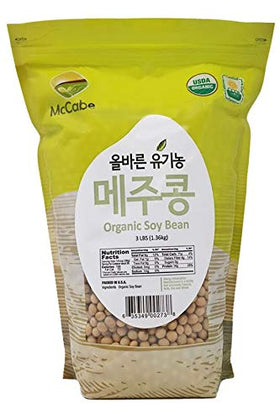 McCabe Organic Soybeans bag view shows premium quality and GMO-free assurance.