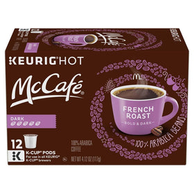 McCafé Arabica beans close-up emphasizes premium quality and consistent flavor.
