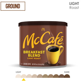 Cozy morning still life with McCafé Breakfast Blend coffee setup