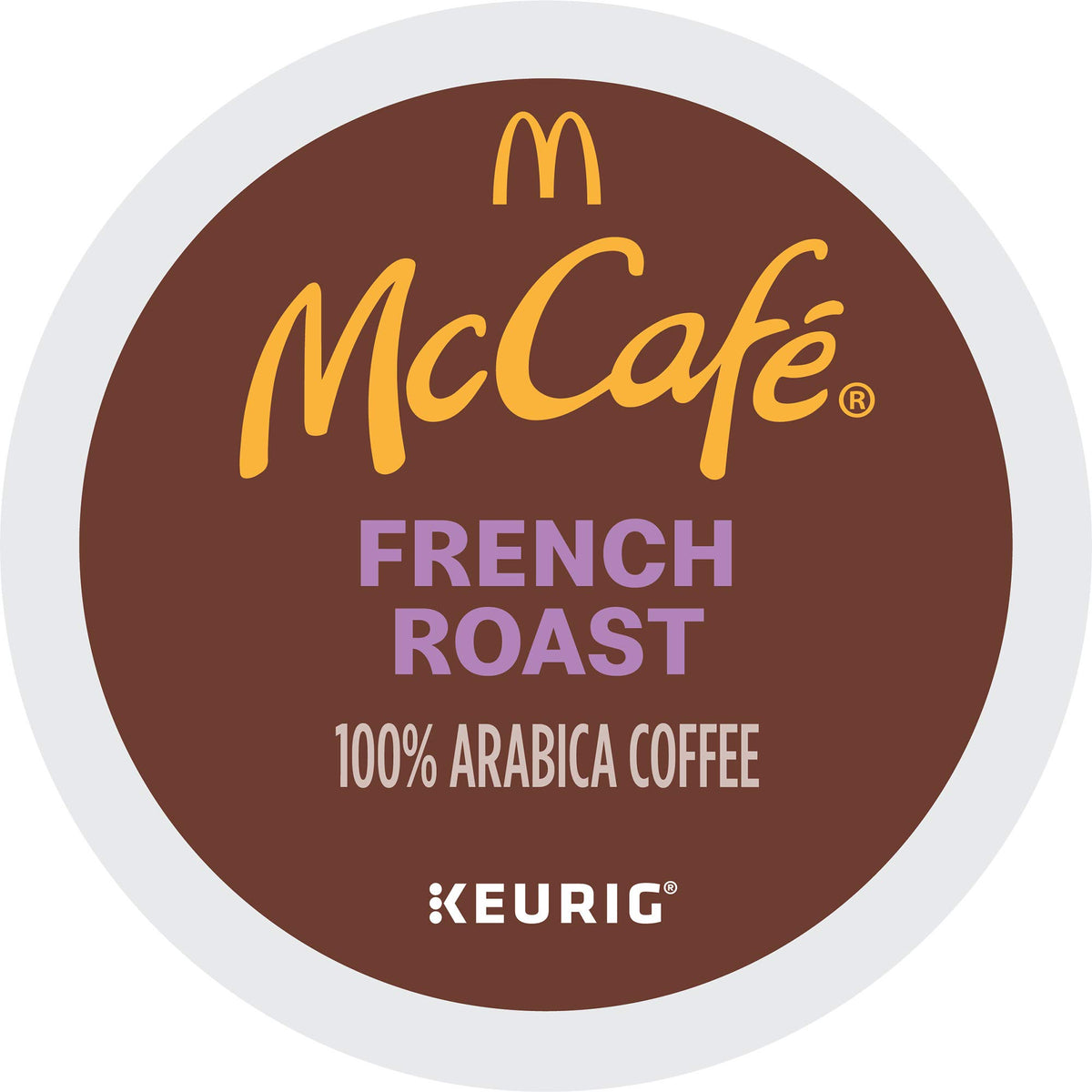 McCafe notes of dark cocoa in the French Roast