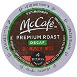 McCafé Decaf K-Cup packs arranged in a 12-count bundle for easy stocking.