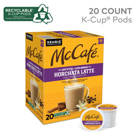 Horchata Latte in cup with steam, a creamy at-home treat