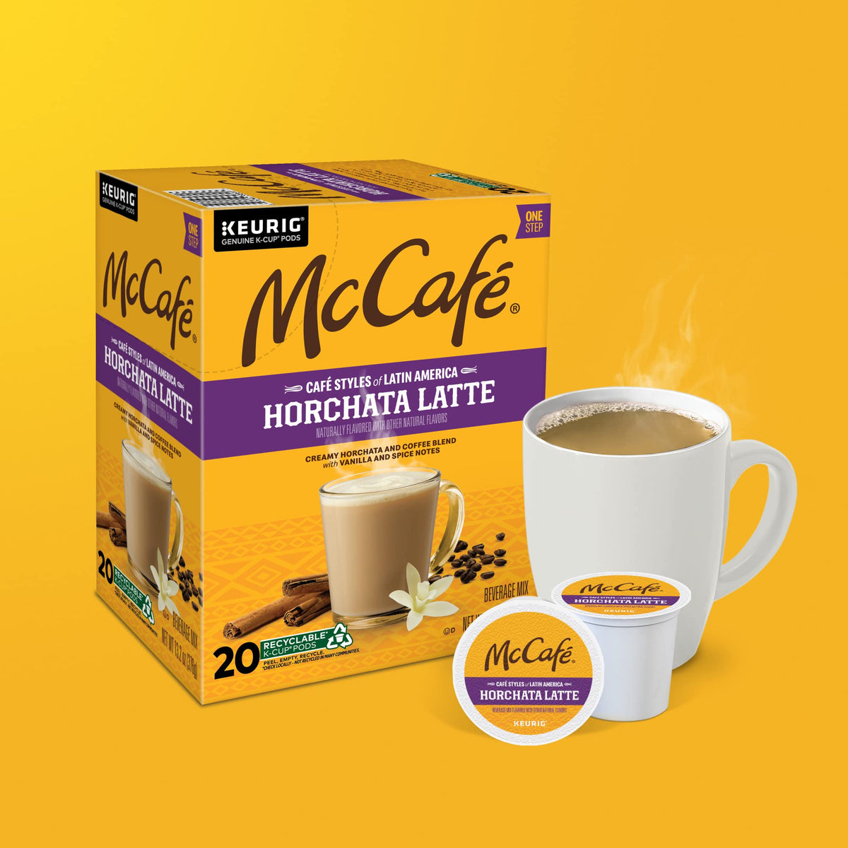 Keurig-compatible Horchata Latte for quick brews