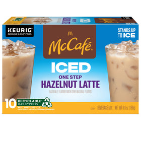 Kitchen scene with Keurig and McCafe pods for quick coffee moments